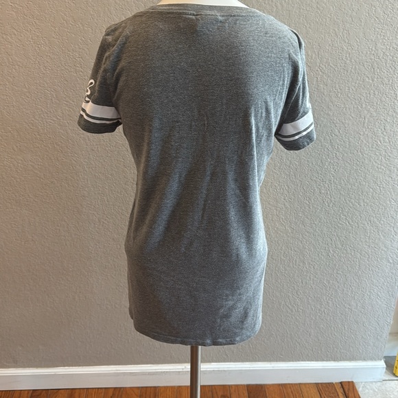 Pink size large Gray Women's Top - Picture 4 of 5